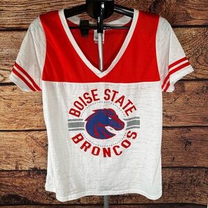 Boise State Broncos Varsity Mesh V-Neck Game Day Tee 2XL